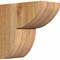 Ekena Millwork Crestline Rough Sawn Corbel, Western Red Cedar, 4"W x 8"D x 8"H COR04X08X08CRE00RWR - alternate 1